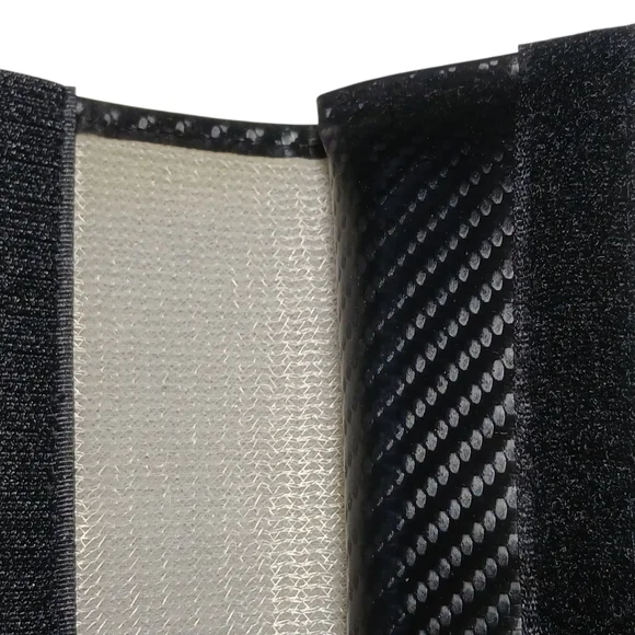 Porche Seat Belt Cover Embroidered Black Velcro - Picture 10 of 15